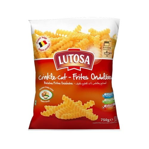 Khoai Tây Cắt Sóng Đông Lạnh Lutosa 750G