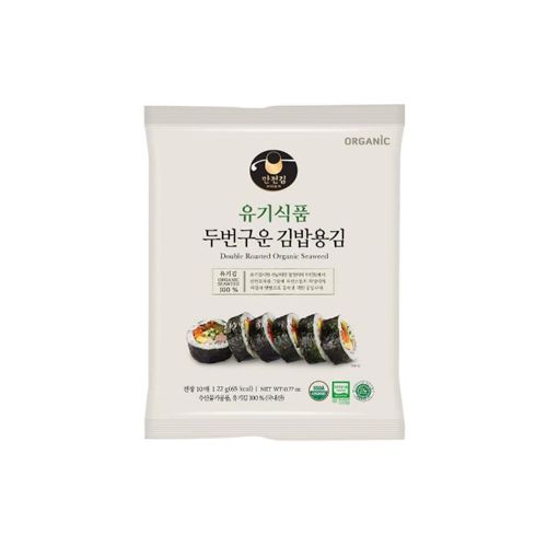 Organic Double Roasted Seaweed Manjun Foods 22G- 