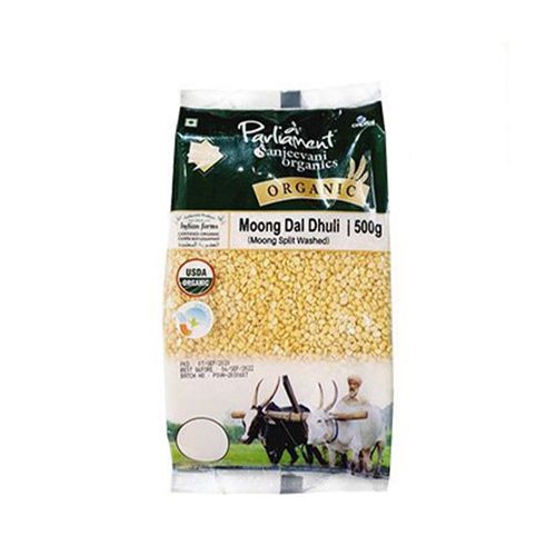 Organic Moong Split Washed Parliament 500G- 