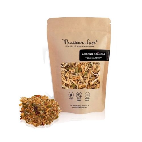 Coconut Chia Granola Monsieux Luxe 250G- 