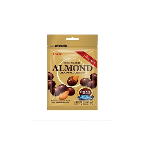 Almond Choco Ball Lotte 70G-