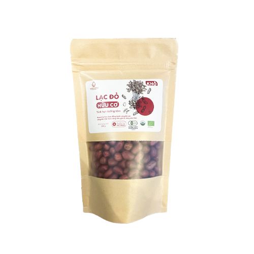 Organic Red Skin Peanuts Hat Duong 200G- 