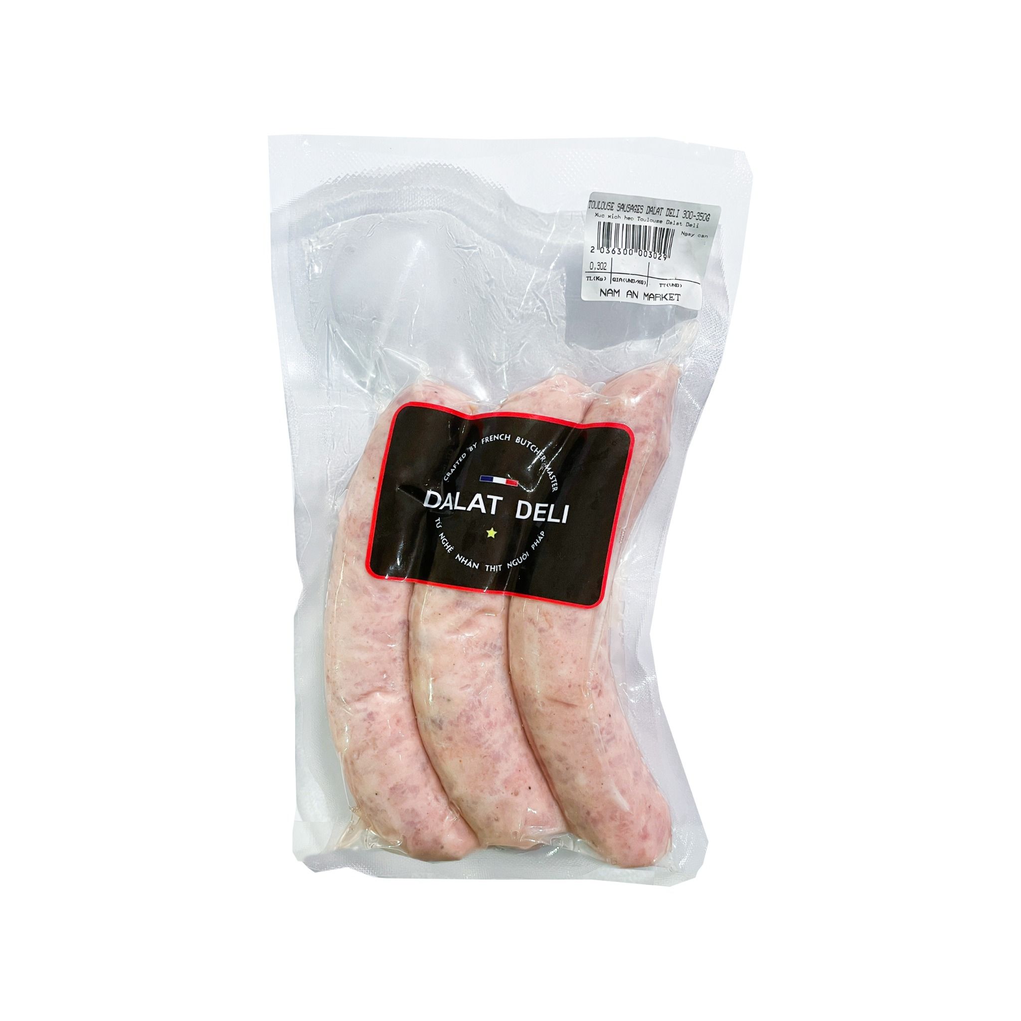 Toulouse Sausage For Grill 80/100G Dalat Deli 300G- 