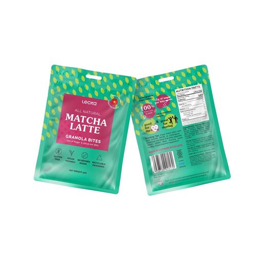 Snack Granola Vị Trà Xanh Latte Lecka 40G