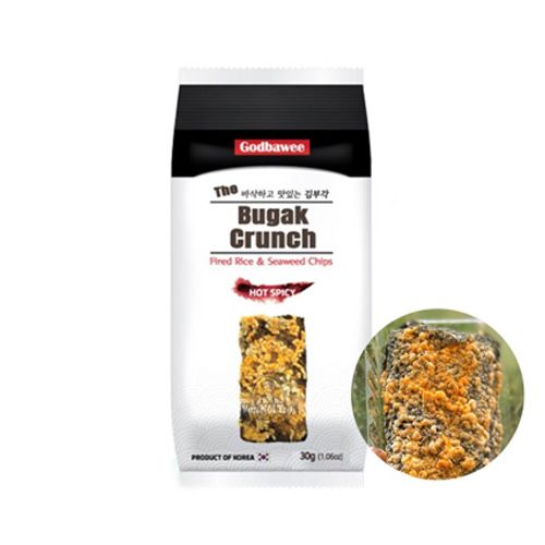 Snack Tảo Gạo Chiên Giòn Vị Cay Godbawee 30G