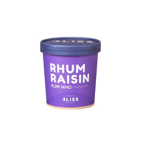 Premium Gelato Rhum Raisin Bliss 473Ml- 