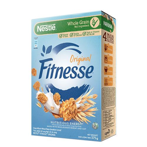 Bánh Ăn Sáng Ngũ Cốc Fitnesse Nestle 375G- 