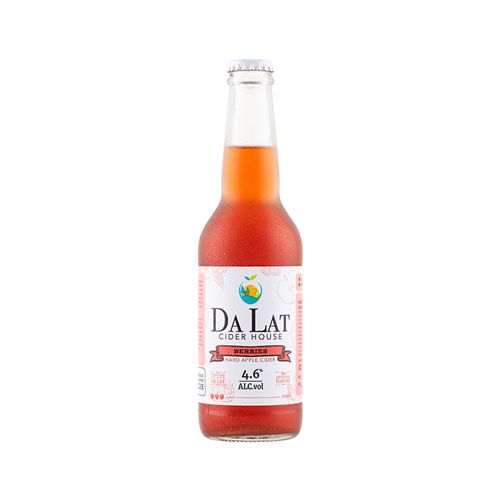 Nước Táo Lên Men Vị Dâu Dalat Cider 330Ml