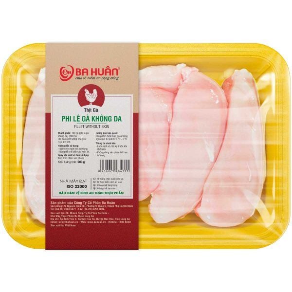 Phi Lê Ức Gà Không Da Không Xương Ba Huân 500G