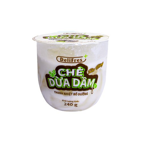 Vnmese Dessert Young Coconut Sago Durian Delifres 240G- 