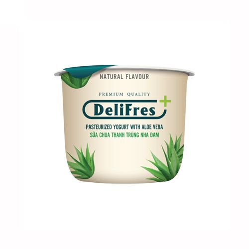 Pasteurized Yogurt Aloe Vera Delifres 80Gx4- 