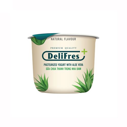 Pasteurized Yogurt Aloe Vera Delifres 80Gx4-