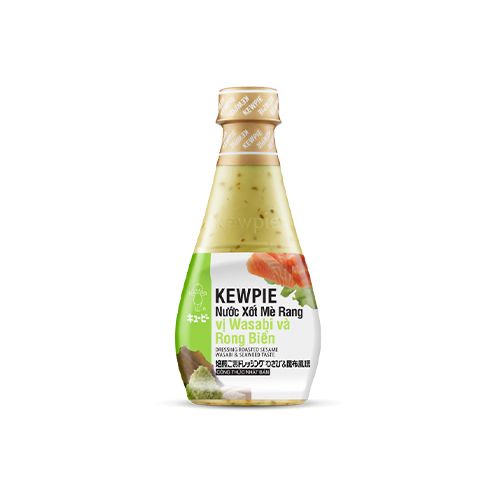 Dressing Roasted Sesame Wasabi & Seaweed Kewpie 210Ml- 