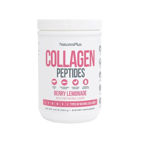 Collagen Peptides Berry Lemonade Natures Plus 364G- 