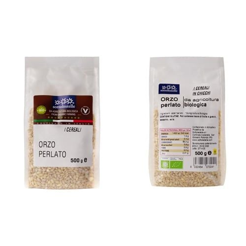 Hạt Ý Dĩ Hữu Cơ Sottolestelle 500G