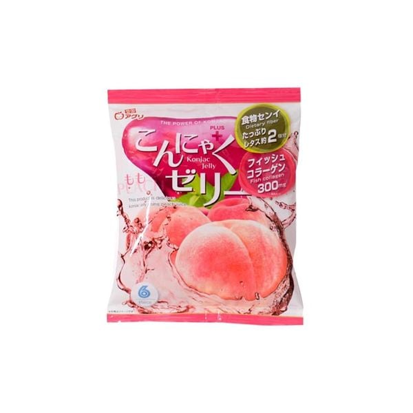 Thạch Collagen Vị Đào Konjac 108G