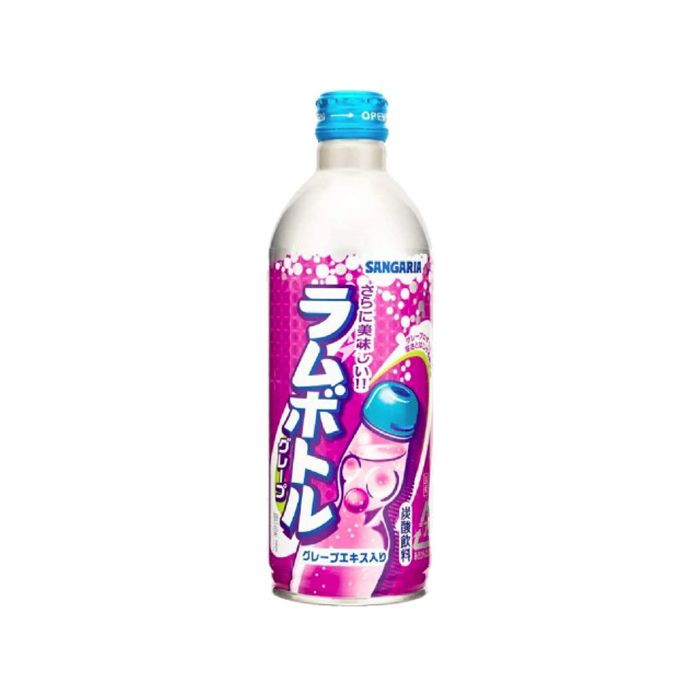 Grape Ramune Soda Sangaria 500G- 