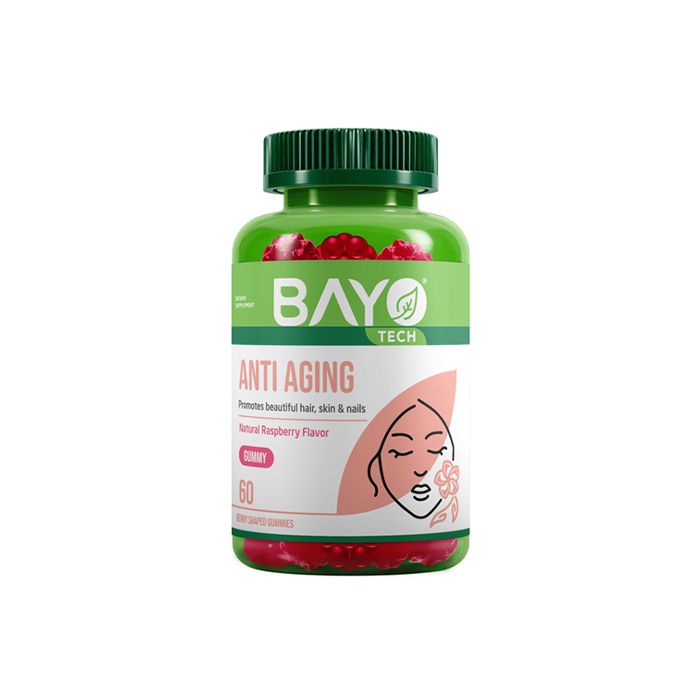 Anti Aging Raspberry Gummy Bayotech 60Pcs- 