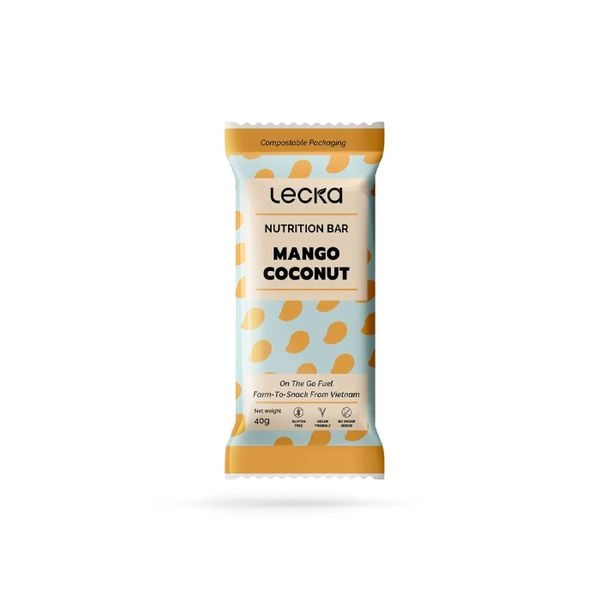 Thanh Dinh Dưỡng Xoài Dừa Lecka 40G