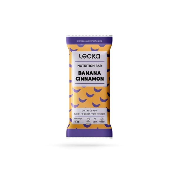Thanh Dinh Dưỡng Chuối Quế Lecka 40G
