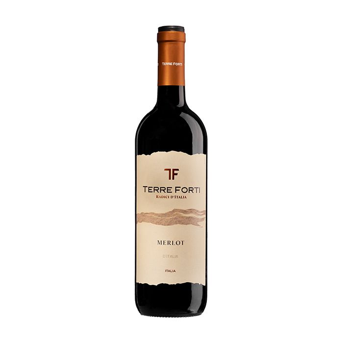 Rượu Vang Đỏ Merlot D'Italia Terre Forti 750Ml-