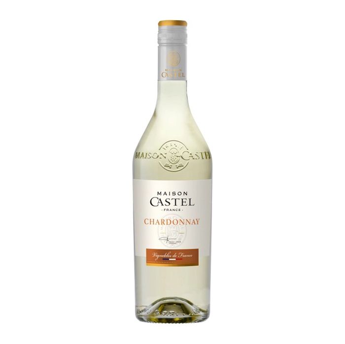 White Wine Chardonnay Maison Castel 750Ml-