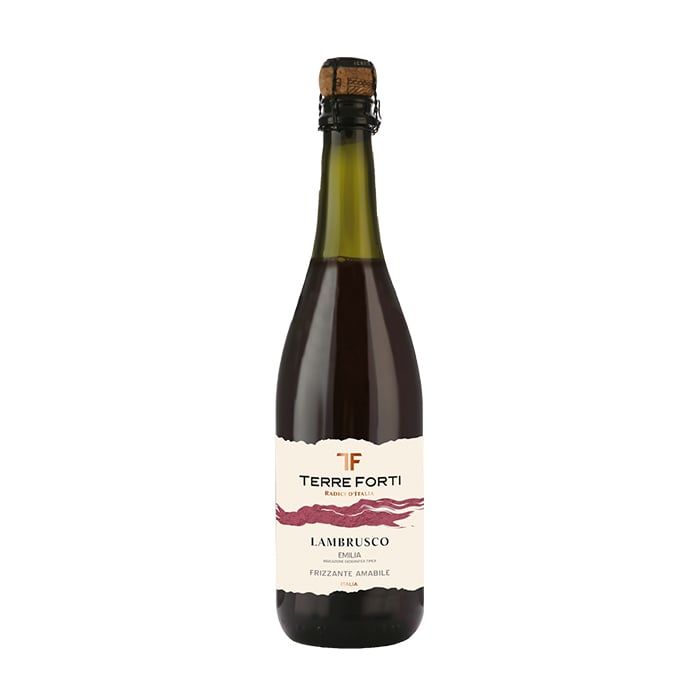 Red Wine Lambrusco Amabile Rosso Terre Forti 750Ml-
