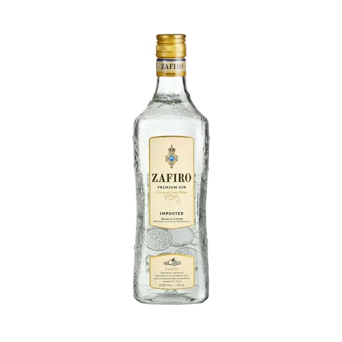 Rượu Gin Cao Cấp Cổ Điển Zafiro 37.5% 700Ml- 