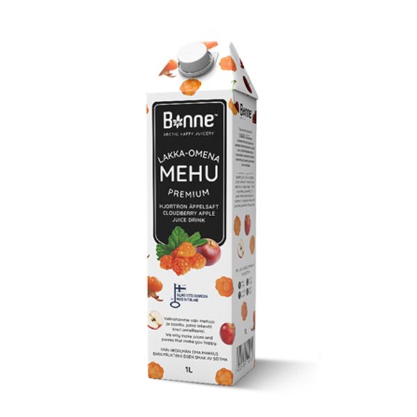 Nước Ép Dâu Mây Và Táo Bonne 1L