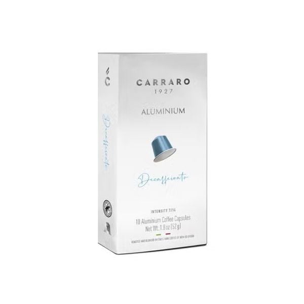 Cà Phê Viên Nén Không Chứa Cafein Carraro 55G