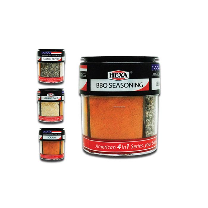 Gia Vị Bbq & Steak Món Mỹ 4 Trong 1 Hexa 85G- 