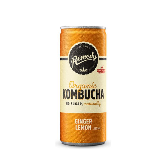 Org Kombucha Ginger Lemon Remedy 250Ml- 