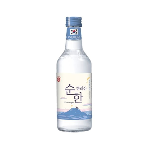 Rượu Soju Cao Cấp Không Đường Jeju Hallasan 16 % 360Ml