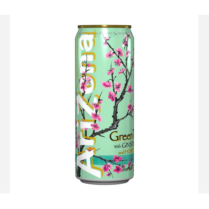 Green Tea With Gingseng & Honey Arizona 444Ml- 