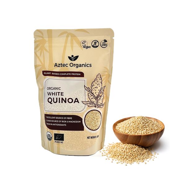 Hạt Diêm Mạch Trắng Hữu Cơ Aztec Organics 250G