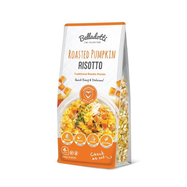 Risotto Trộn Sẵn Bí Đỏ Nướng Belladotti 250G