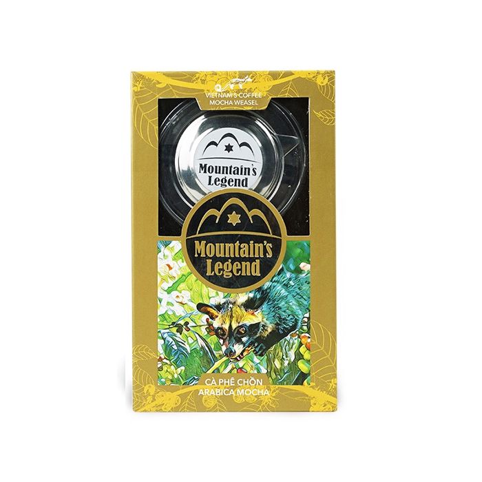 Hộp Quà Cà Phê Arabica Mountain Legend 200G- 