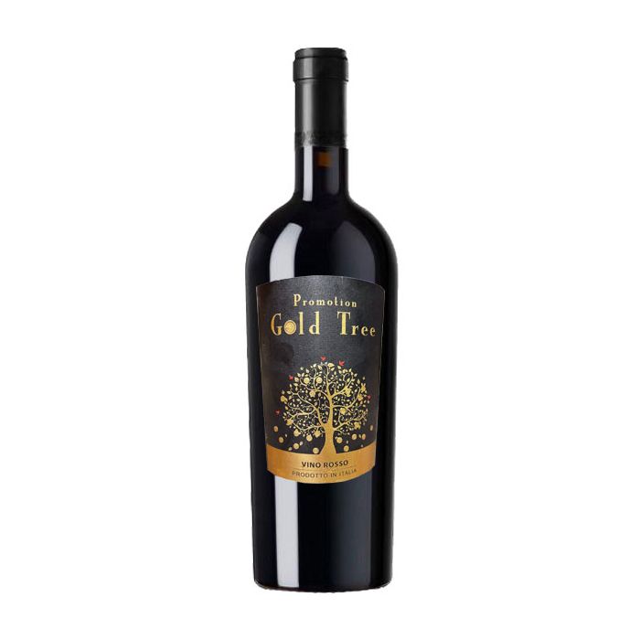 Red Wine Vino Rosso Gold Tree 14% 750Ml-