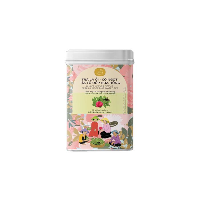 Guava Leaves, Stevia, Perilla, Rose Marinated Tea Gba 30G-