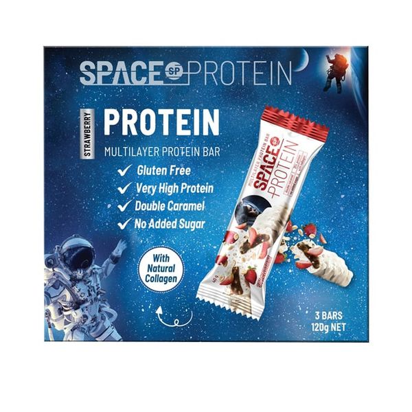 Thanh Năng Lượng Dâu Trắng Space Protein 120G