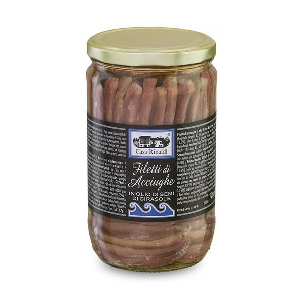 Phi Lê Cá Cơm Ngâm Dầu Casa Rinaldi 720G