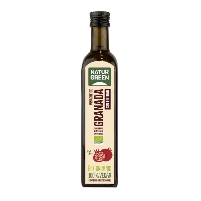 Org Pomegranate Vinegar Natur Green 500Ml- 