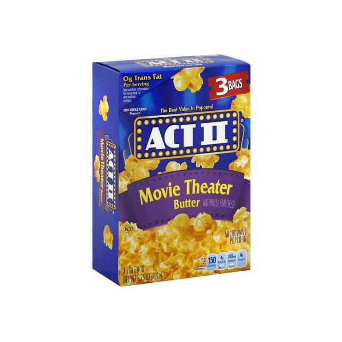 Movie Theater Butter Popcorn Act II 234G- 