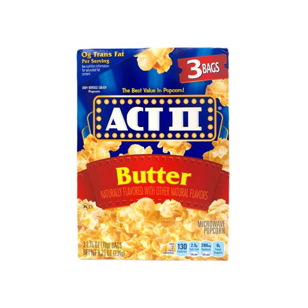 Bắp Rang Bơ Tự Nhiên Act II 234G