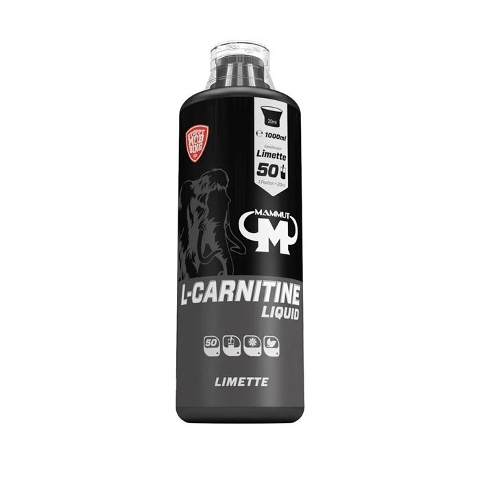 L-Carnitine Liquid - Lime Mammut Nutrition 1000Ml- 
