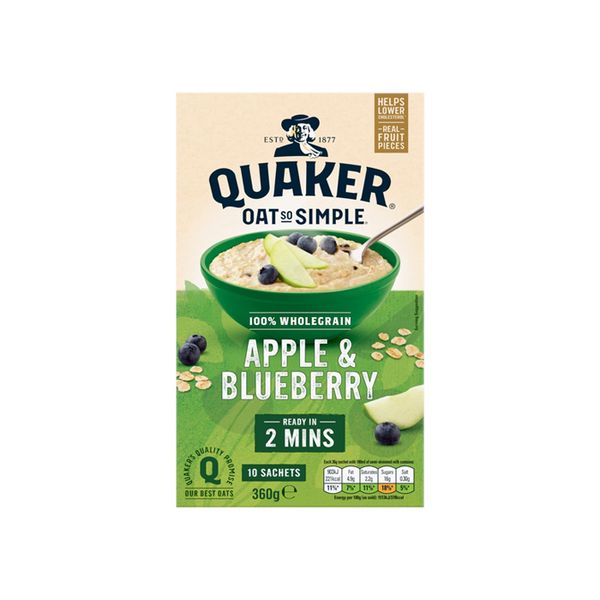 Cháo Yến Mạch Vị Táo Và Việt Quất Quaker 360G