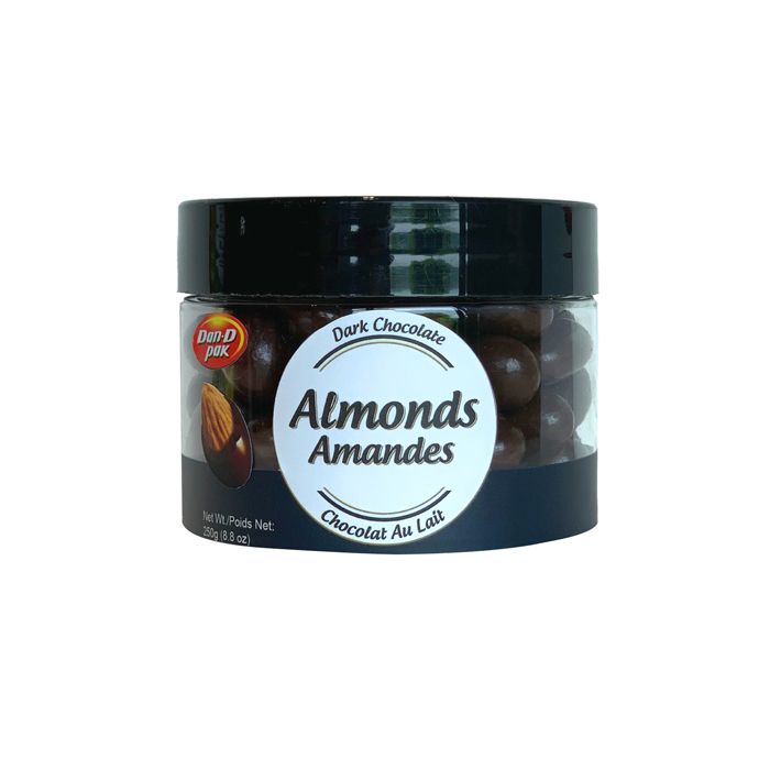 Dark Chocolate Almond Dan D Pak 250G-