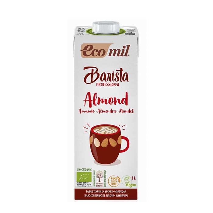 Sữa Hạnh Nhân Barista Hữu Cơ Ecomil 1L-