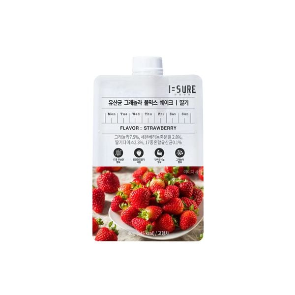 Ngũ Cốc Lắc Lợi Khuẩn Vị Dâu Isure 40G