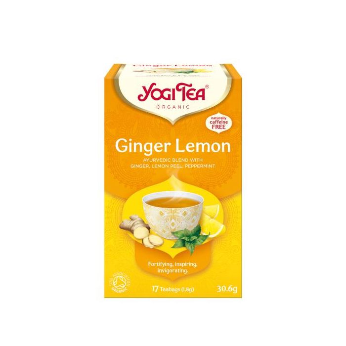 Organic Ginger Lemon Tea Yogi 30.6G-